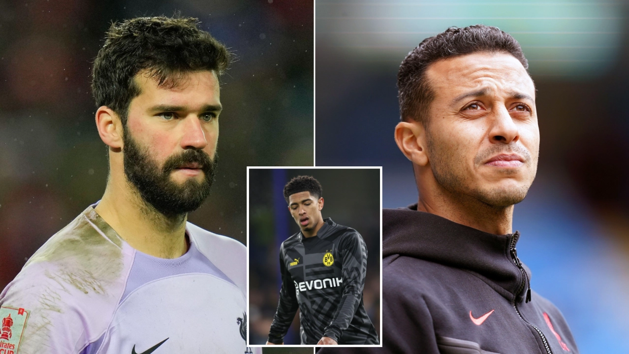 Thiago and Alisson show Liverpool could yet sign Jude Bellingham from Borussia Dortmund