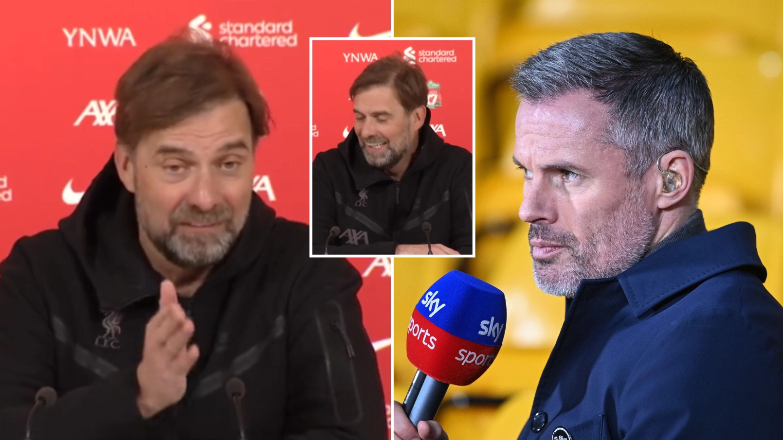 Jurgen Klopp Gives Brilliant Response To Carragher's Man City Vs. Liverpool Claim