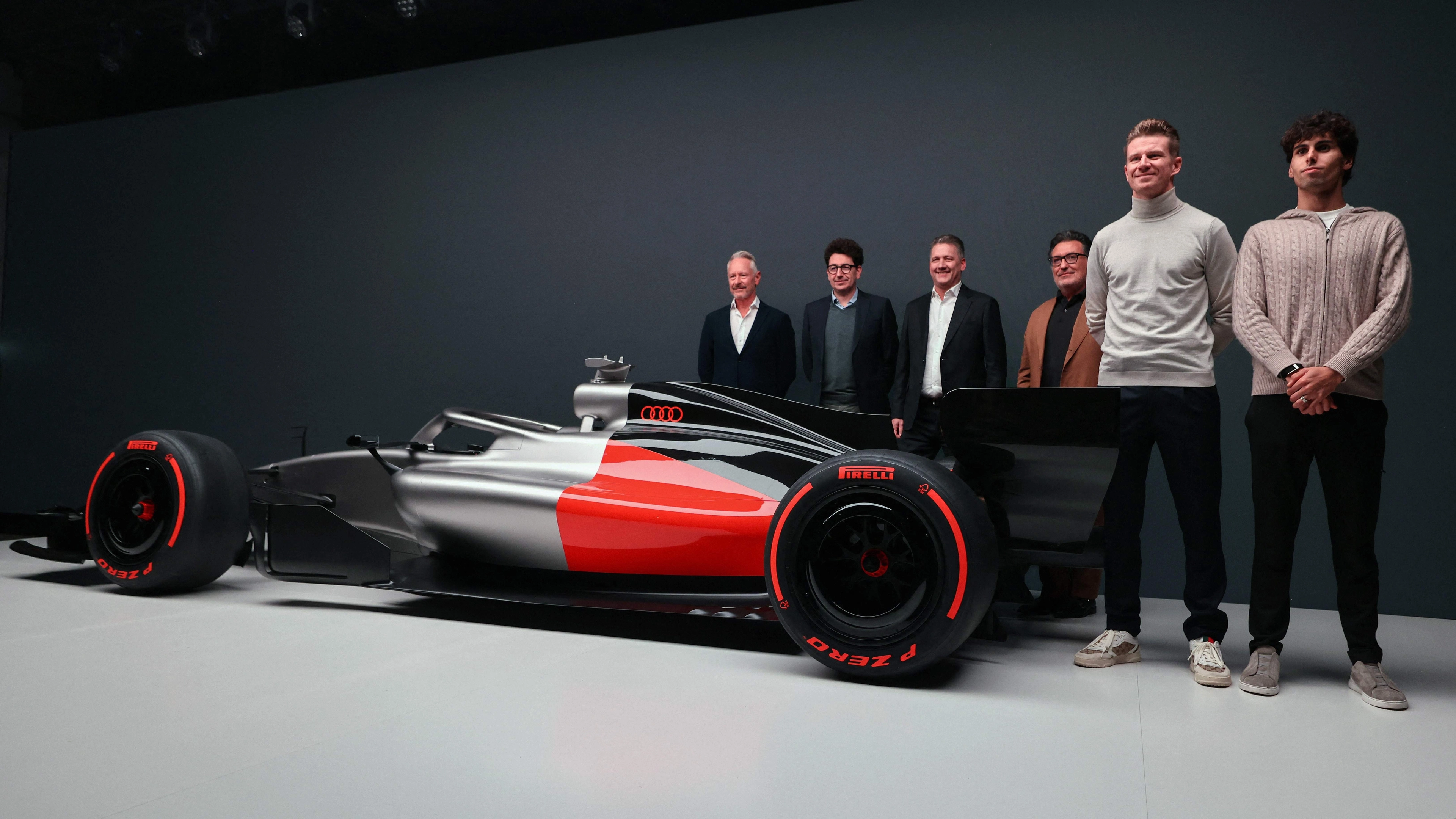 First Footage of Audi F1 Car Testing on Track Reveals Key Detail