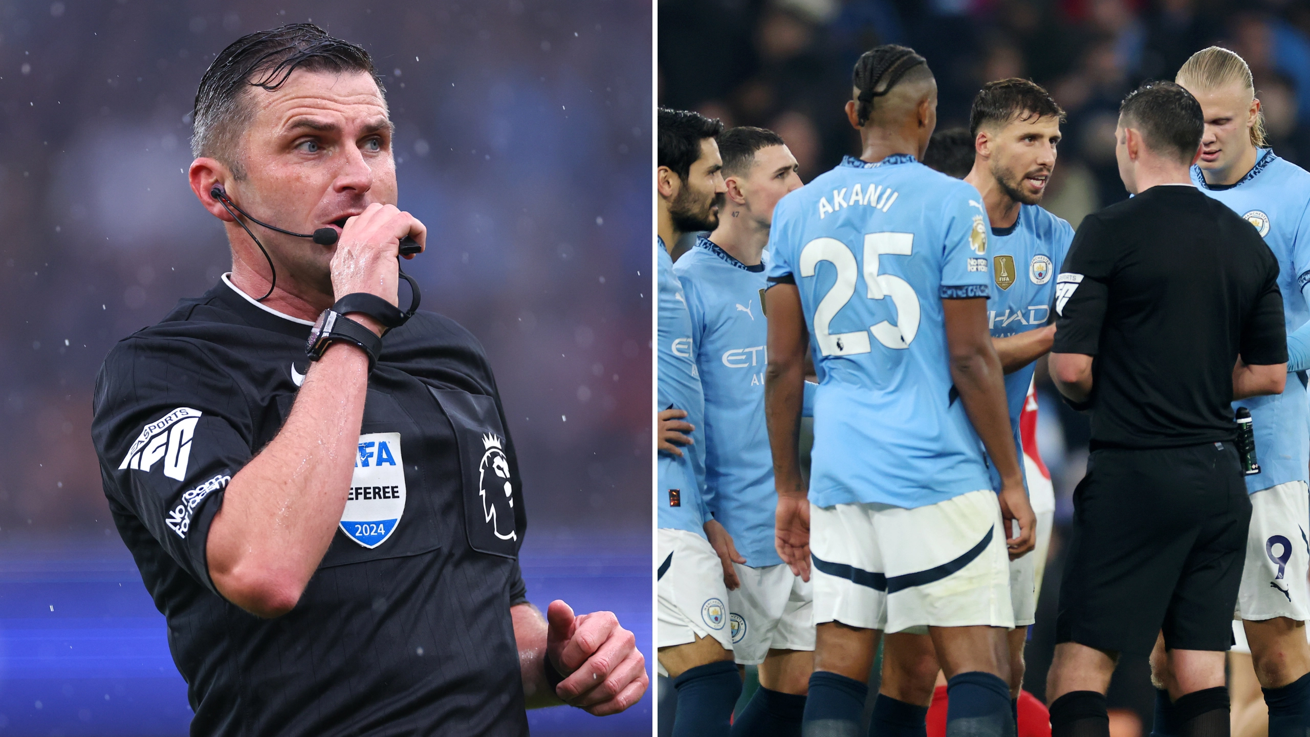 Man City player 'confronted referee in the tunnel' over incident Sky Sports cameras missed during Arsenal game