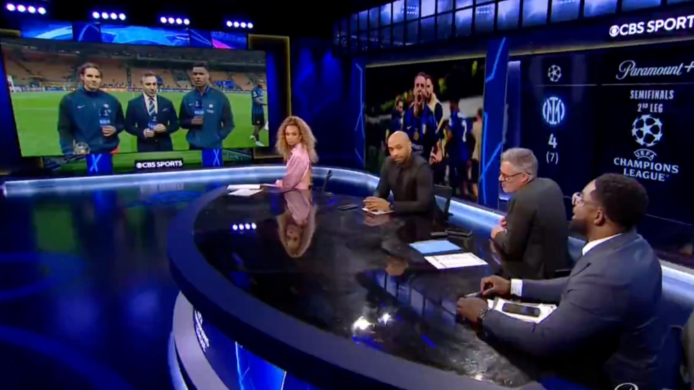 Inter Milan star shocks CBS Sports panel with x-rated comment immediately after beating Barcelona