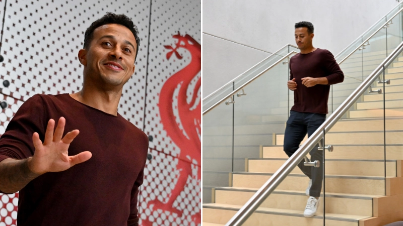Thiago Alcantara releases emotional statement after Liverpool confirm midfielder's departure