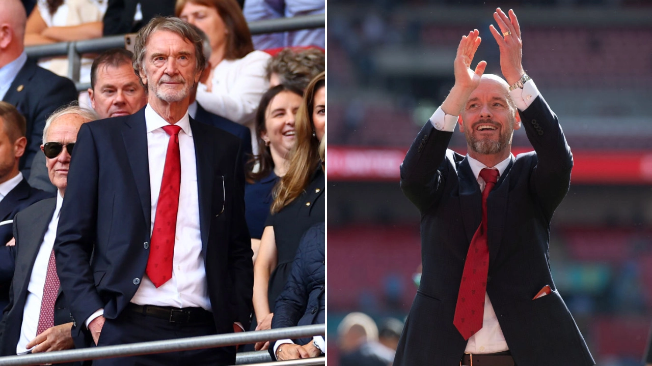 Erik ten Hag 'faces huge pay cut' as Man Utd manager despite being kept in role by Sir Jim Ratcliffe