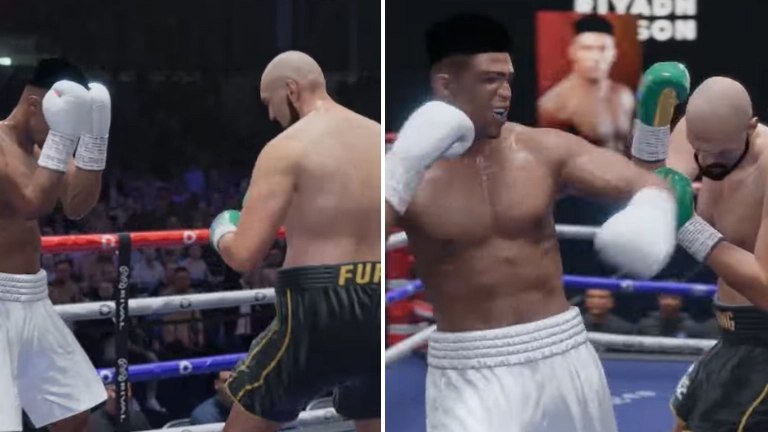 3D simulation of Tyson Fury vs Anthony Joshua ends with brutal KO as Oleksandr Usyk predicts winner of fight