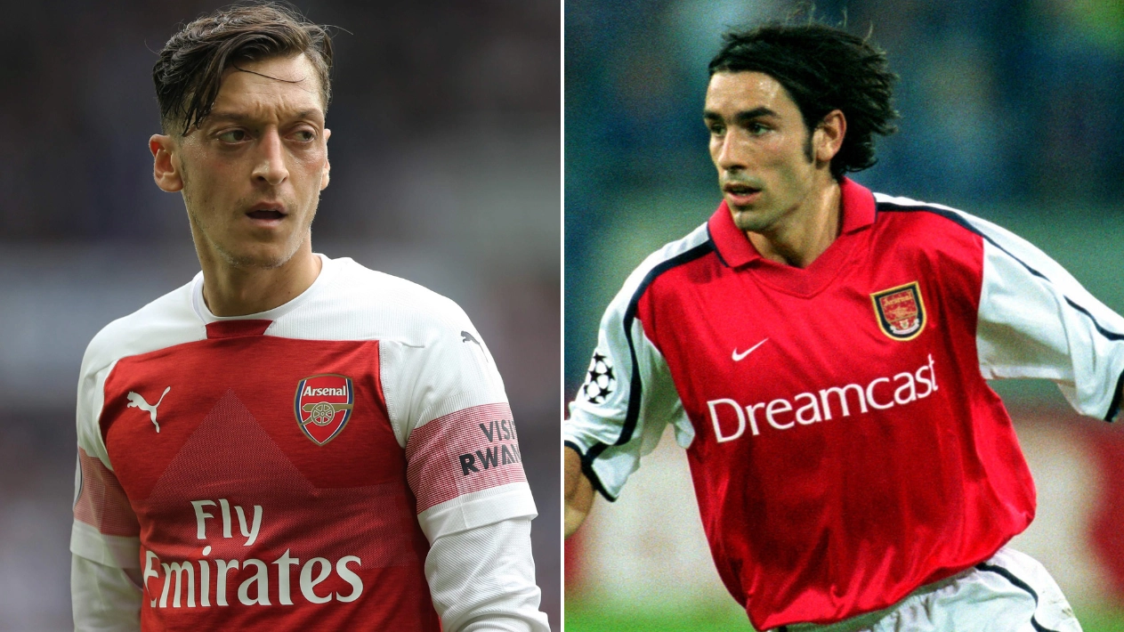 Arsenal legend Robert Pires sends heartfelt message to Mesut Ozil after his retirement