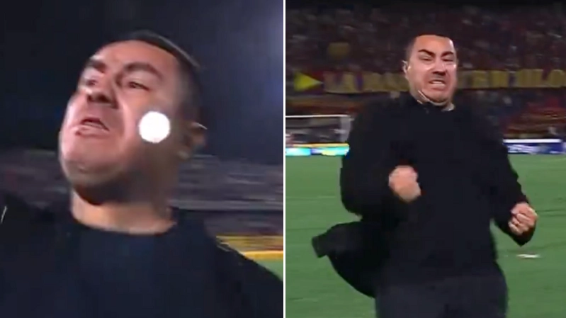 Manager handed THREE-YEAR ban for goal celebration that caused carnage