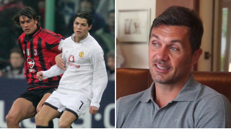 Paolo Maldini snubs Cristiano Ronaldo as he names the three greatest players he's ever seen