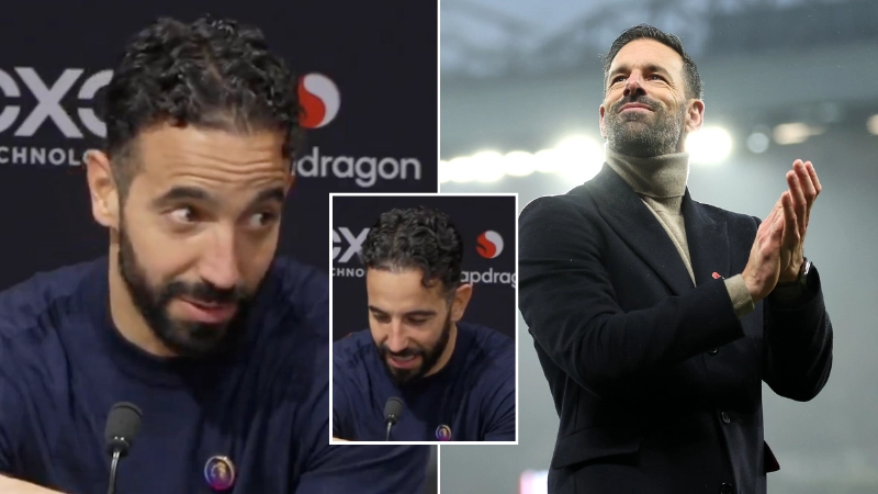 Ruben Amorim shows his class in press conference and thanks Ruud van Nistelrooy for 'helping a lot' with one of his players