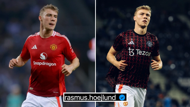 Man Utd fans slam Rasmus Hojlund for what he posted on Instagram just moments after Porto horror show