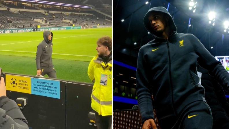 Footage of Trent Alexander-Arnold arriving for Liverpool's game against Spurs has worried everybody