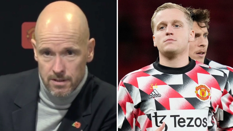 Erik ten Hag sends brutal warning to Donny van de Beek after disappointing Aston Villa display