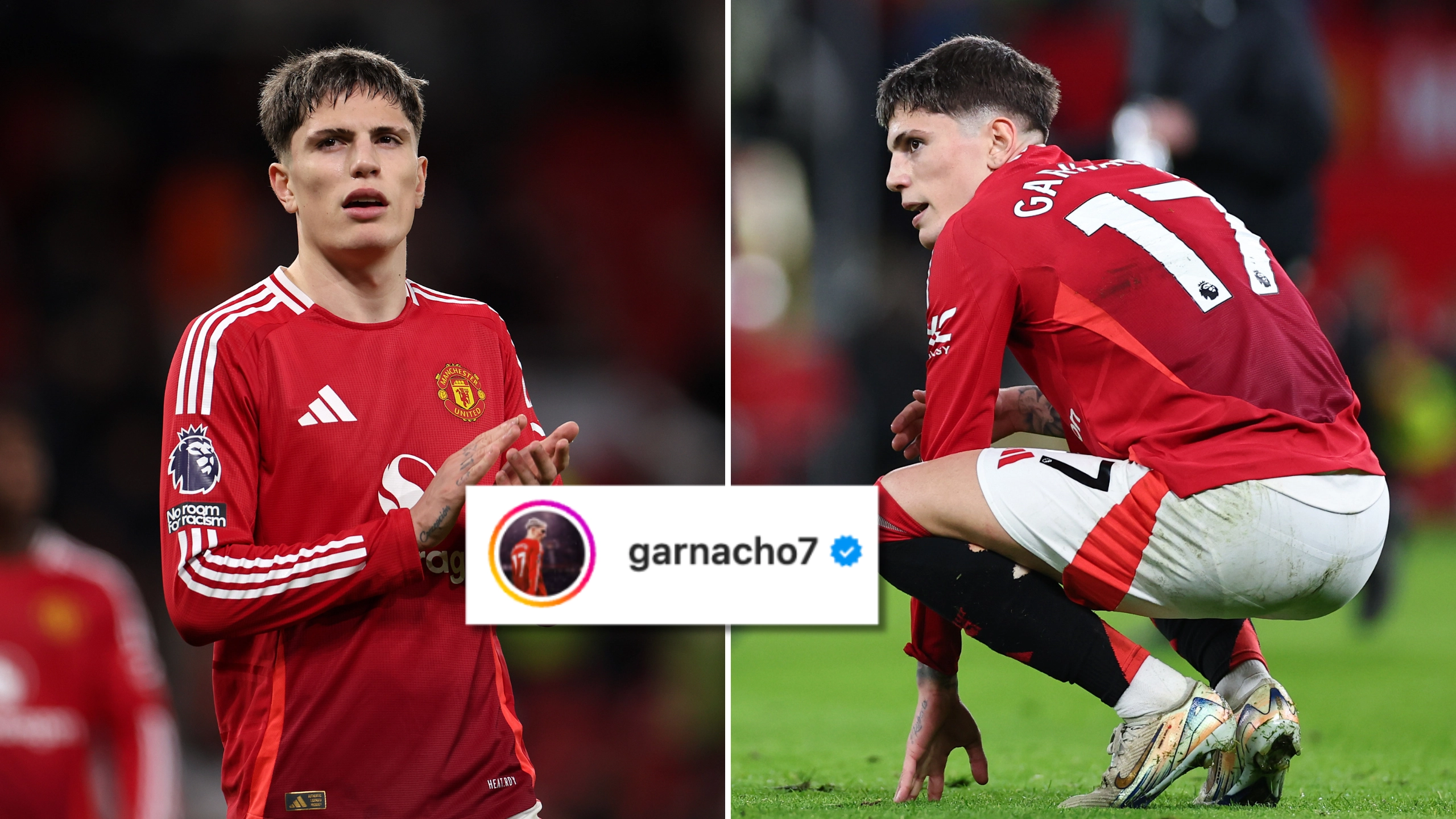 Man Utd fans are cringing after seeing what Alejandro Garnacho included in first post since Newcastle humiliation