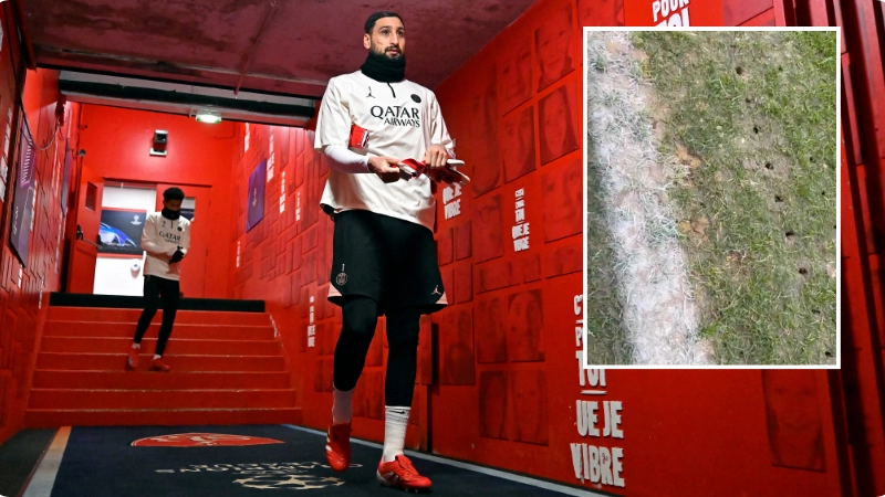 The pitch PSG will play on against Brest goes viral as Champions League tie to take place on second division ground due to strict rule
