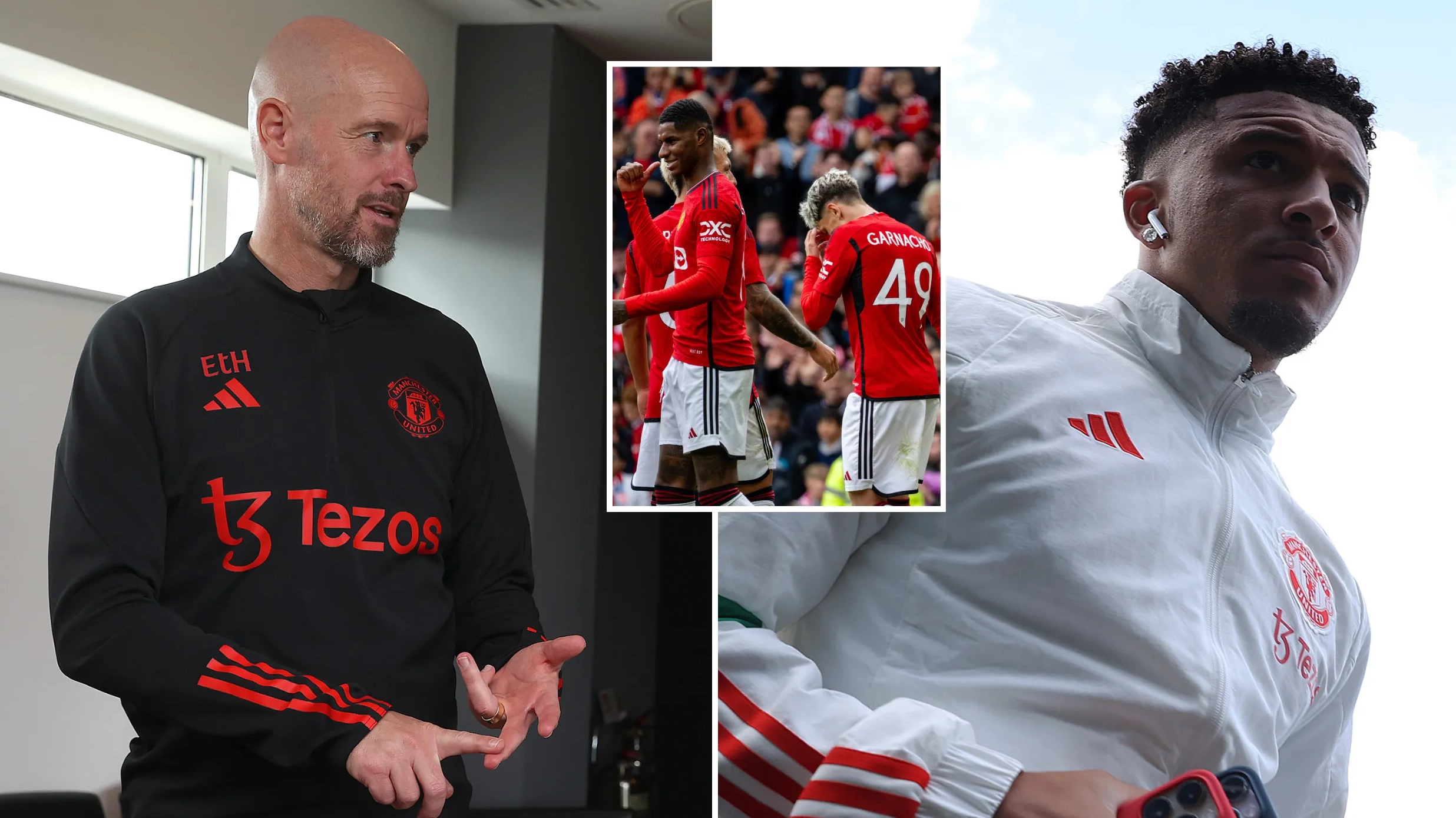 Jadon Sancho transfer clue spotted as Man Utd name Champions League squad
