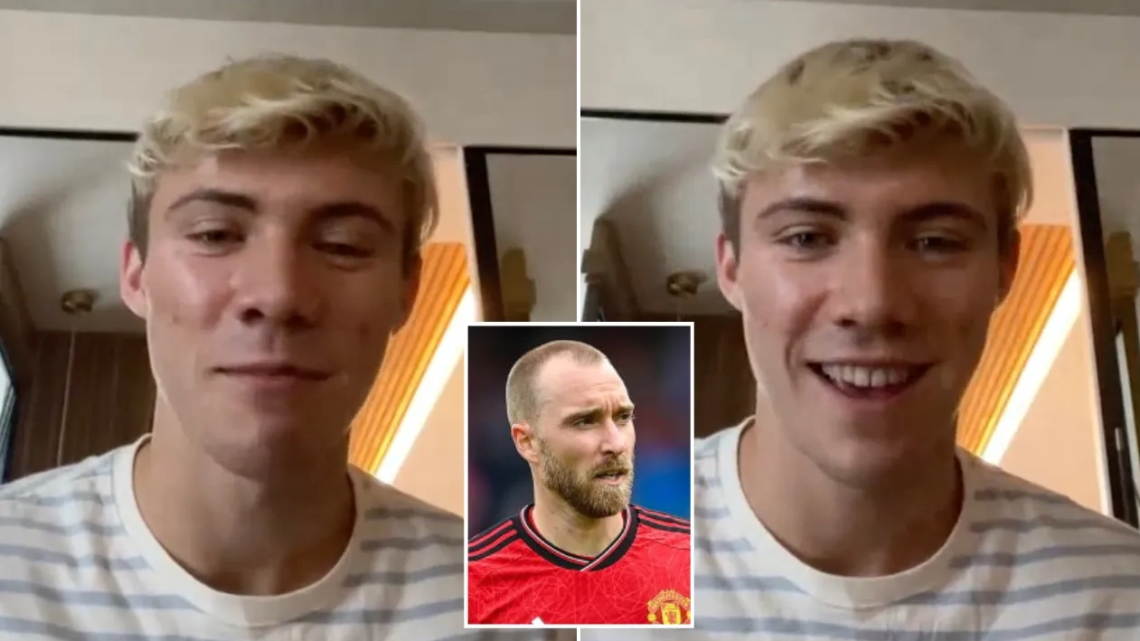 Rasmus Hojlund hilariously refers to Christian Eriksen as 'Agent Christian' in new interview