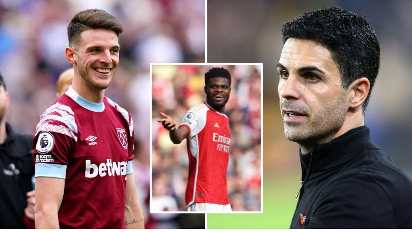 Arsenal could be making Rice progress as Arteta allows Partey to explore Saudi Arabia move