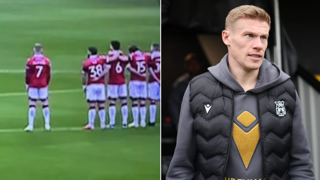 Wrexham fans heard singing chant after James McClean refused to stand with teammates for Remembrance silence 