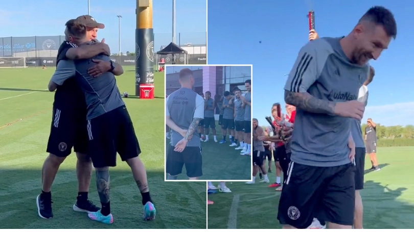 The gift Lionel Messi received from Inter Miami teammates after winning Ballon d'Or