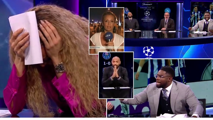 CBS Sports panel in tears after seeing what Kate Abdo was up to in 2007, Thierry Henry couldn't believe his eyes