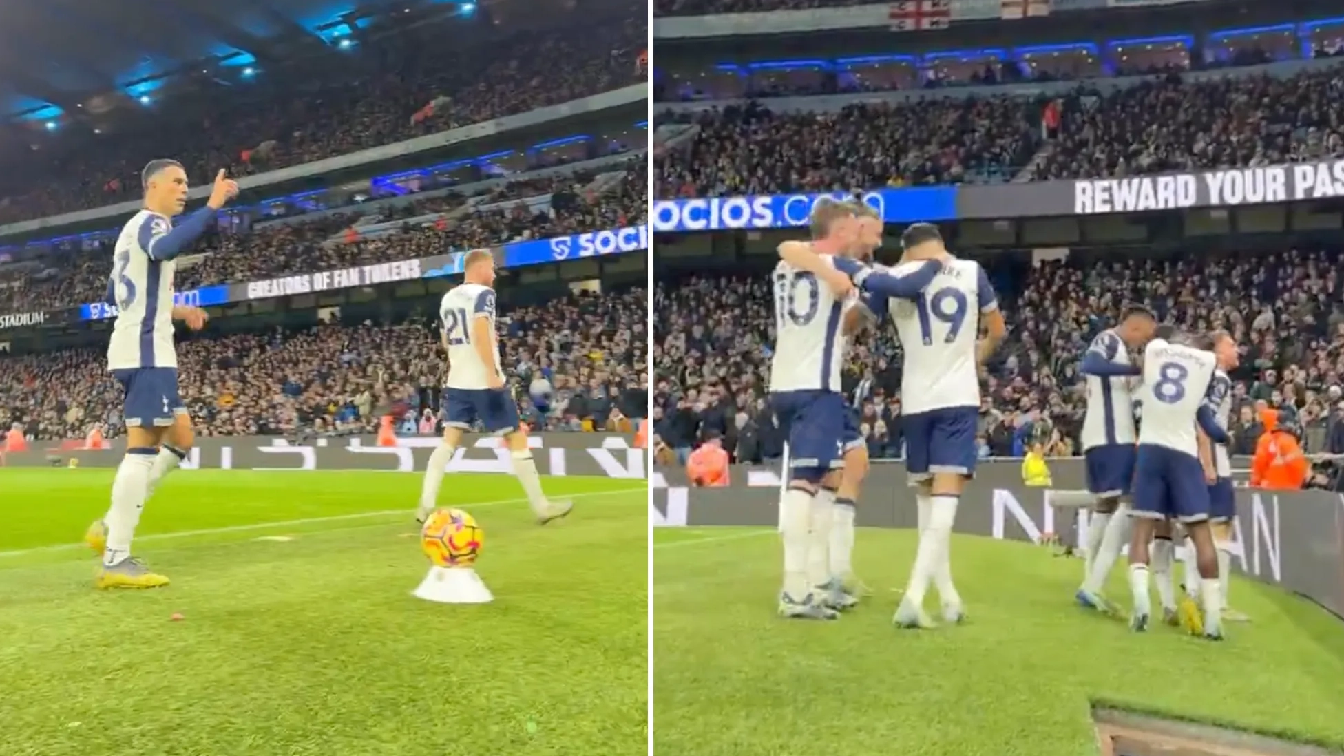 Spurs fans have only just spotted what Pedro Porro did after scoring against Man City and they can't believe it