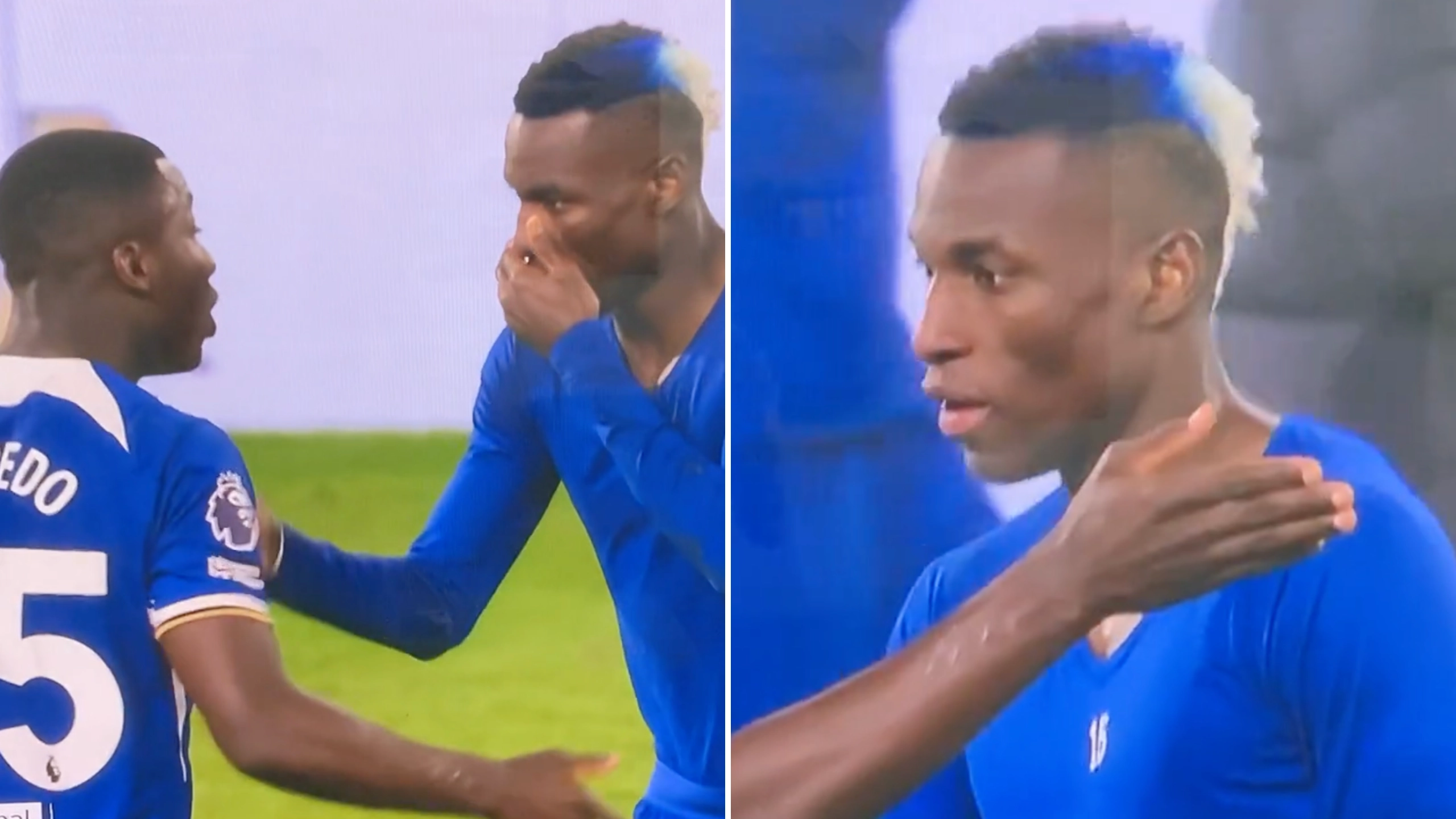 Unseen footage of Nicolas Jackson being slaughtered by Chelsea teammate after Cole Palmer penalty emerges