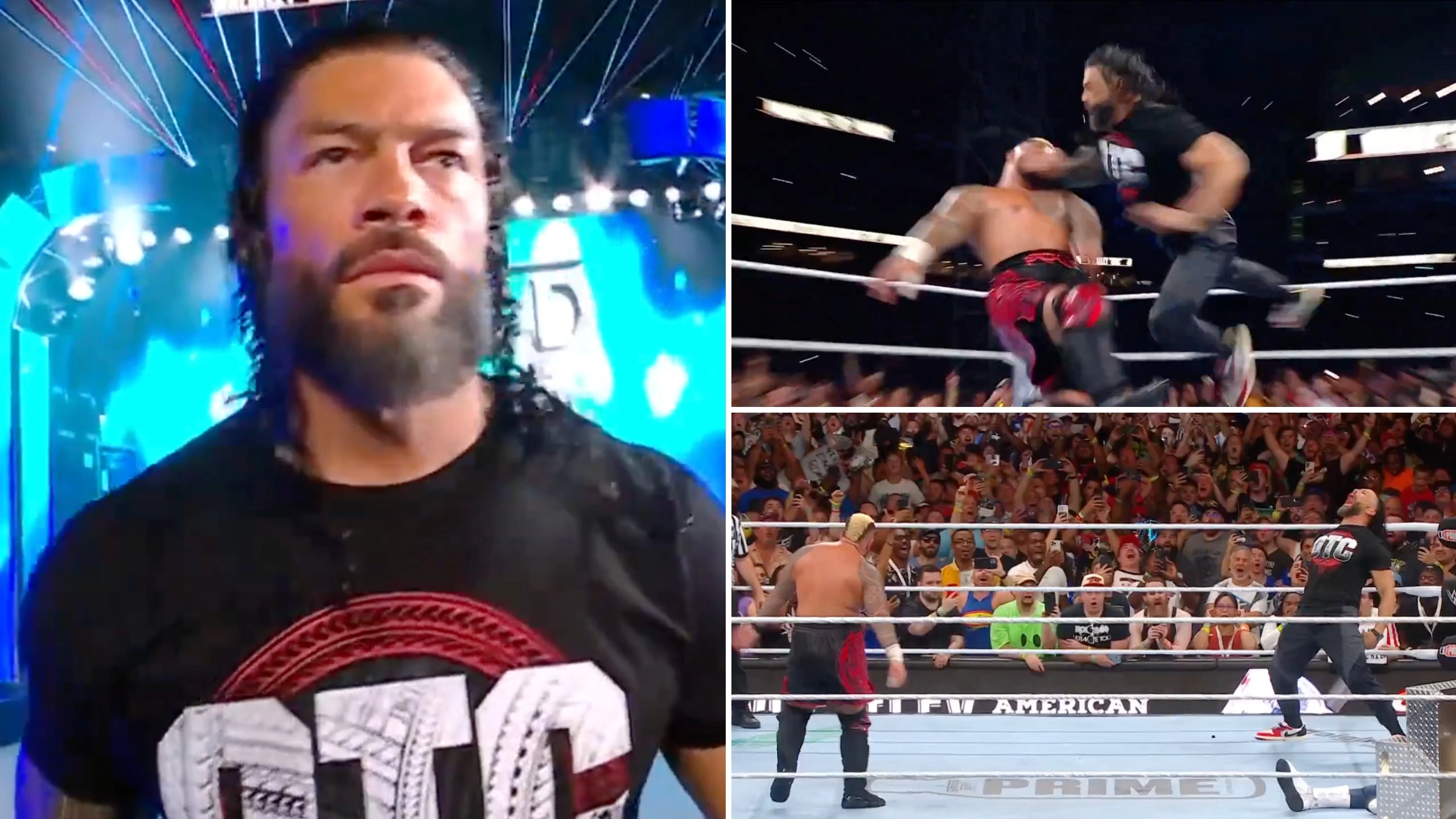 Roman Reigns receives one of the biggest pops in WWE history as he makes unexpected return at SummerSlam