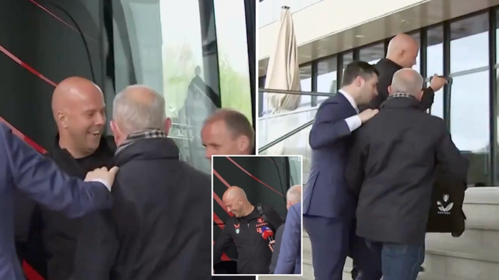 Arne Slot finally breaks silence on Liverpool job links with four-word response to journalist