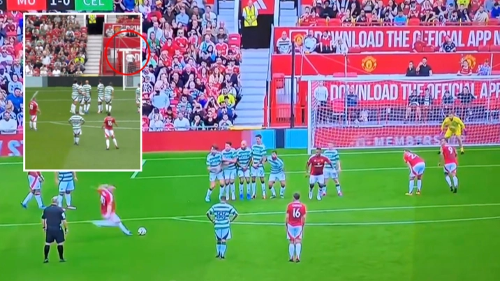 Wayne Rooney rolls back the years by scoring stunning free-kick in Man Utd Legends match