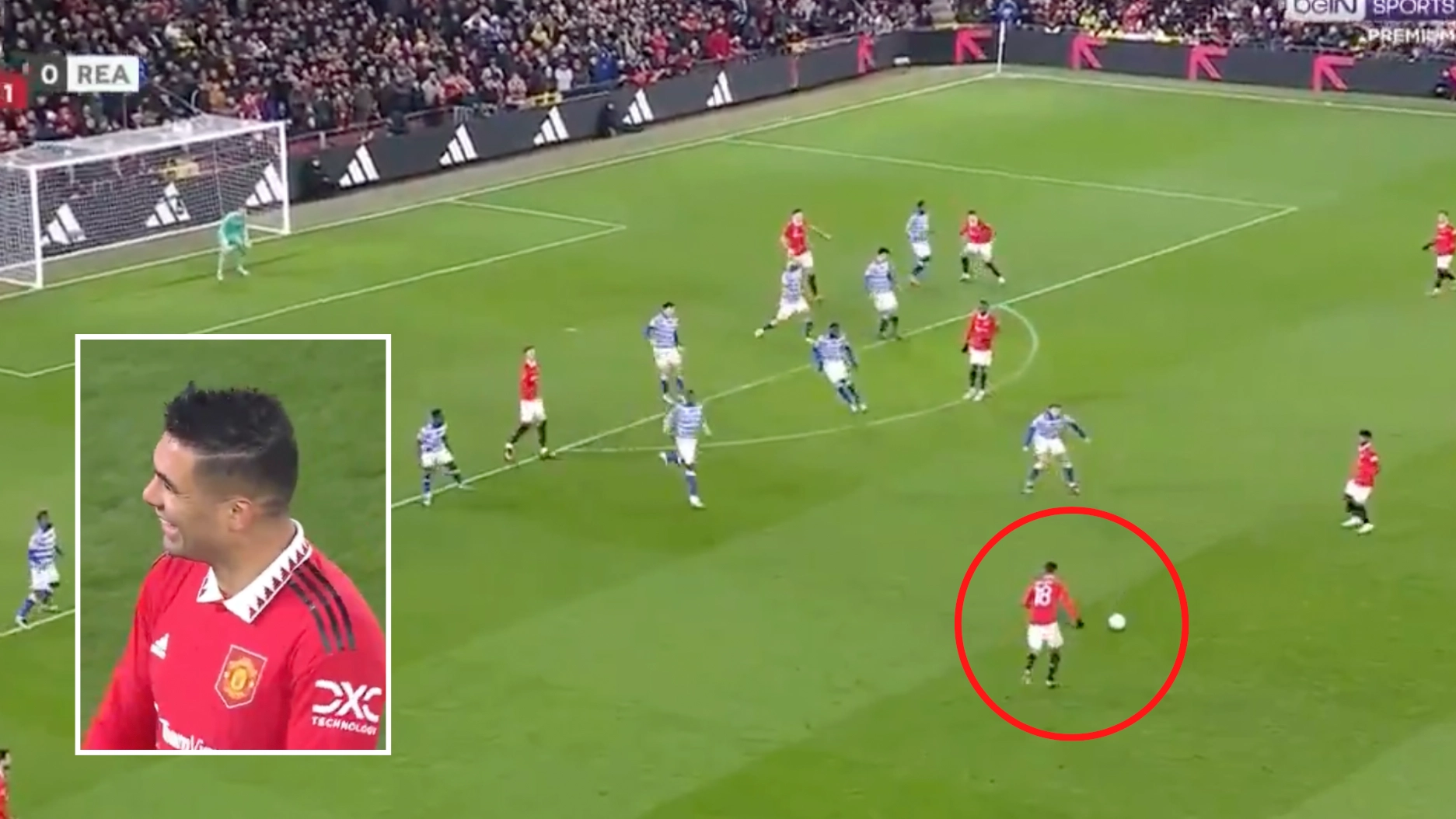 Casemiro scores brilliant long range effort for Manchester United vs Reading