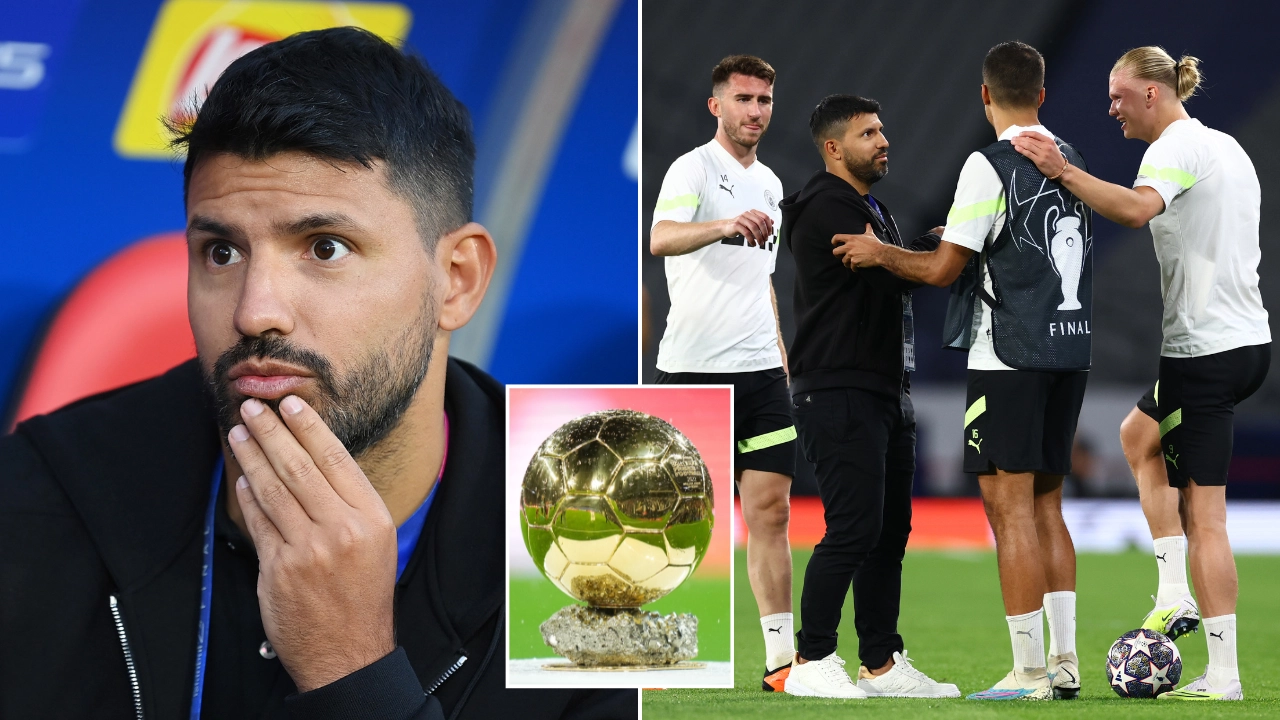 Sergio Aguero didn't hesitate when naming the player who should win the Ballon d'Or