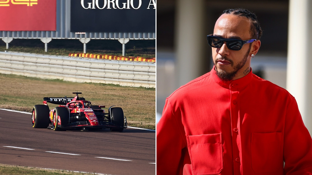 Details of Lewis Hamilton's first Ferrari test 'leaked' ahead of official 2025 pre-season running