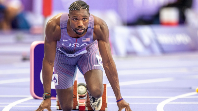 How fast Noah Lyles’ 100m win at Paris Olympics would be under new rule change that could see Usain Bolt lose his world record