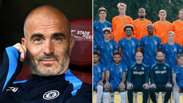 Chelsea release photo that confirms exact size of Enzo Maresca's first-team squad amid claims of club having 40 players