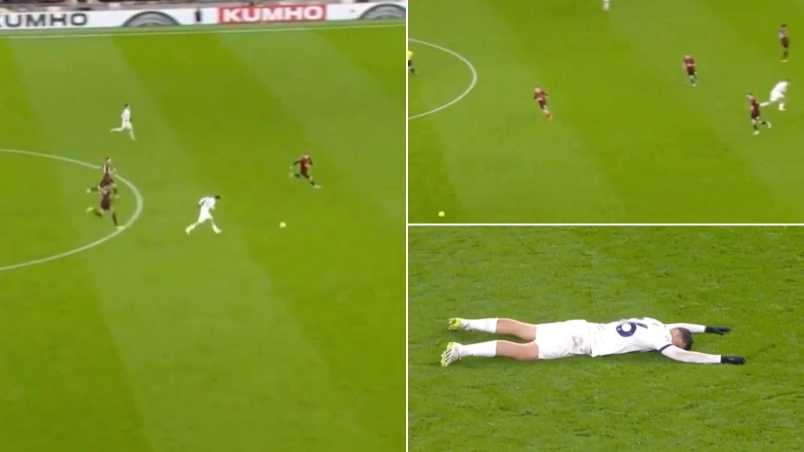 Commentator accused of 'laughing' at Spurs player who left stadium on crutches