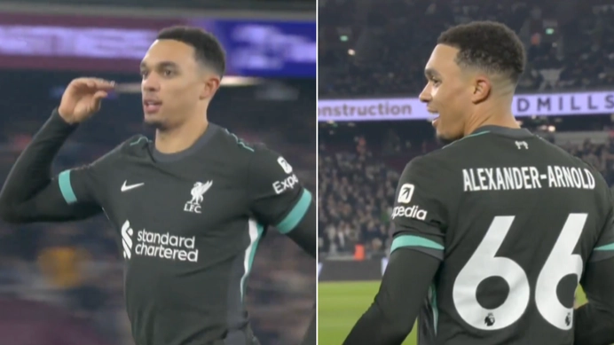 Fans have theory behind the real meaning of Trent Alexander-Arnold's celebration against West Ham and Liverpool fans won't be happy
