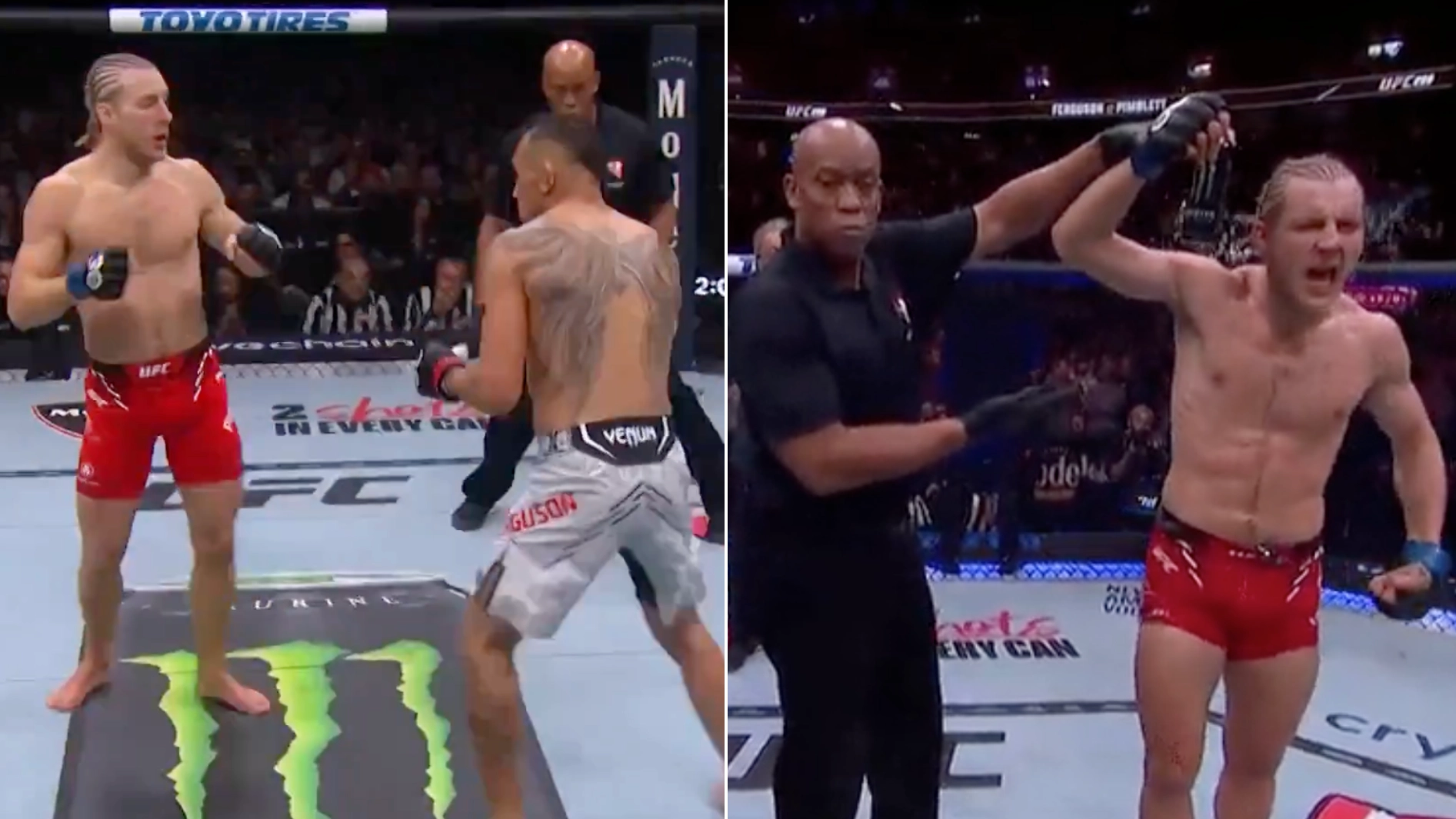 Paddy Pimblett dominates Tony Ferguson at UFC 296, he won every round