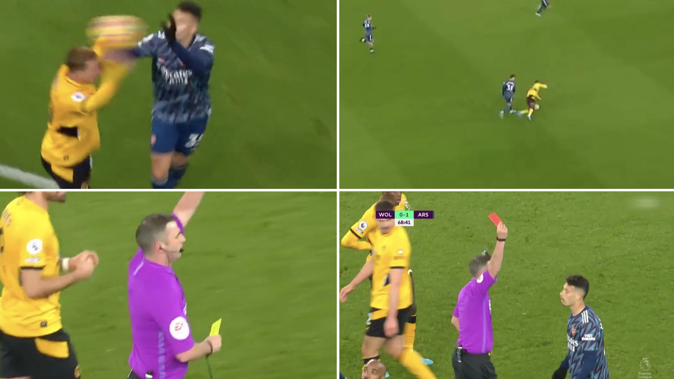 Gabriel Martinelli Picks Up Two Yellow Cards Literally Within Seconds In Rare 'Double Offence'