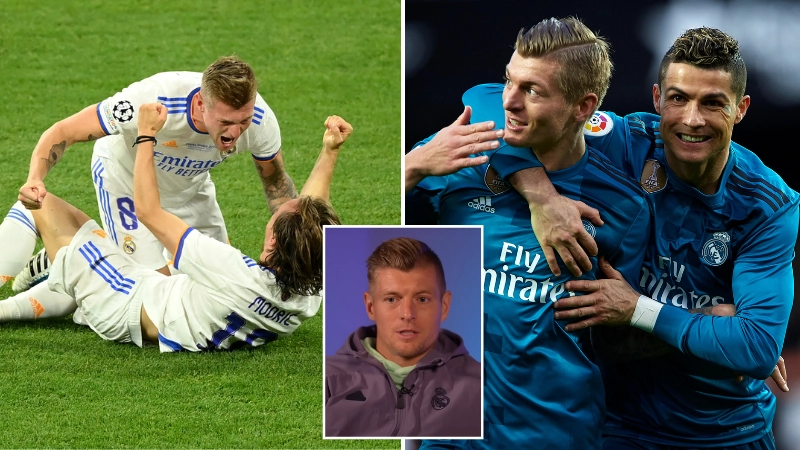 Toni Kroos was in no doubt when naming the four best teammates of his career