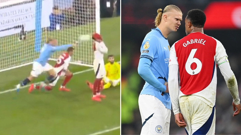 Erling Haaland hits back with the coldest response when asked if he regrets controversial Gabriel moment during Arsenal clash 