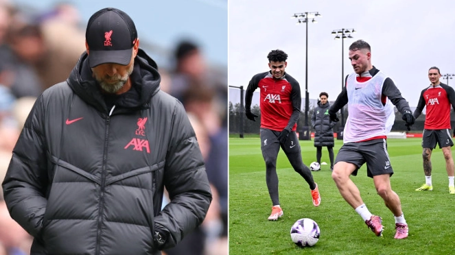 Liverpool set to be without seven first-team players for 'title deciding' clash against Man Utd