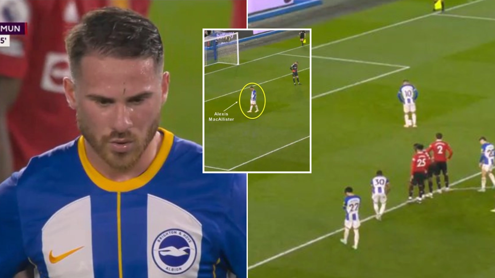Football psychologist expertly breaks down Alexis Mac Allister's 99th minute penalty against Man United