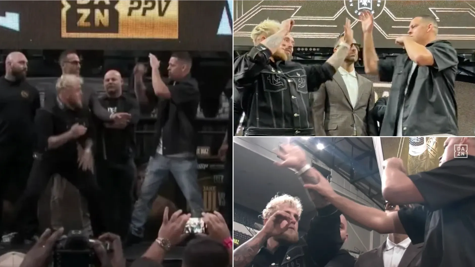 Jake Paul vs. Nate Diaz press conference recap: kick-off presser ends in bizarre face-off