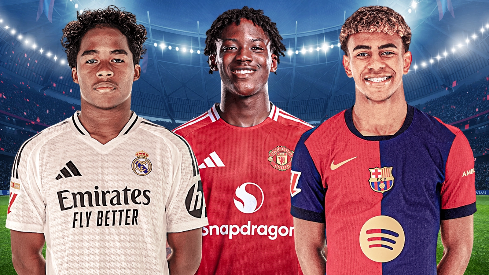 Top 100 teenagers in world football have been ranked as the Lamine Yamal and Endrick debate is finally settled