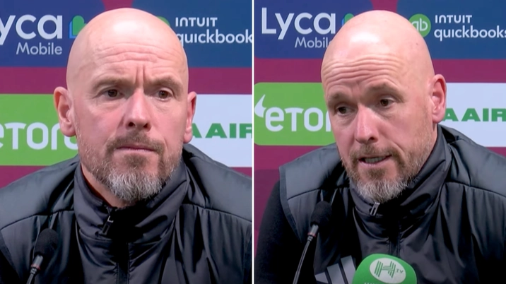 Erik ten Hag's final Man Utd press conference 'leaked' as unseen footage emerges after his sacking