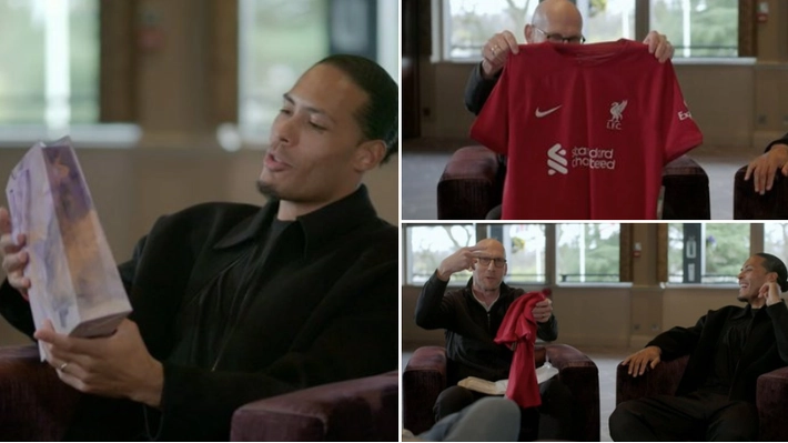 Man Utd legend Jaap Stam makes his feelings on Liverpool clear in interview with Virgil van Dijk