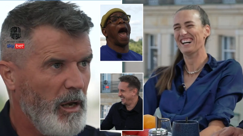 Roy Keane leaves Gary Neville and Ian Wright in stitches after latest ruthless comment to Jill Scott