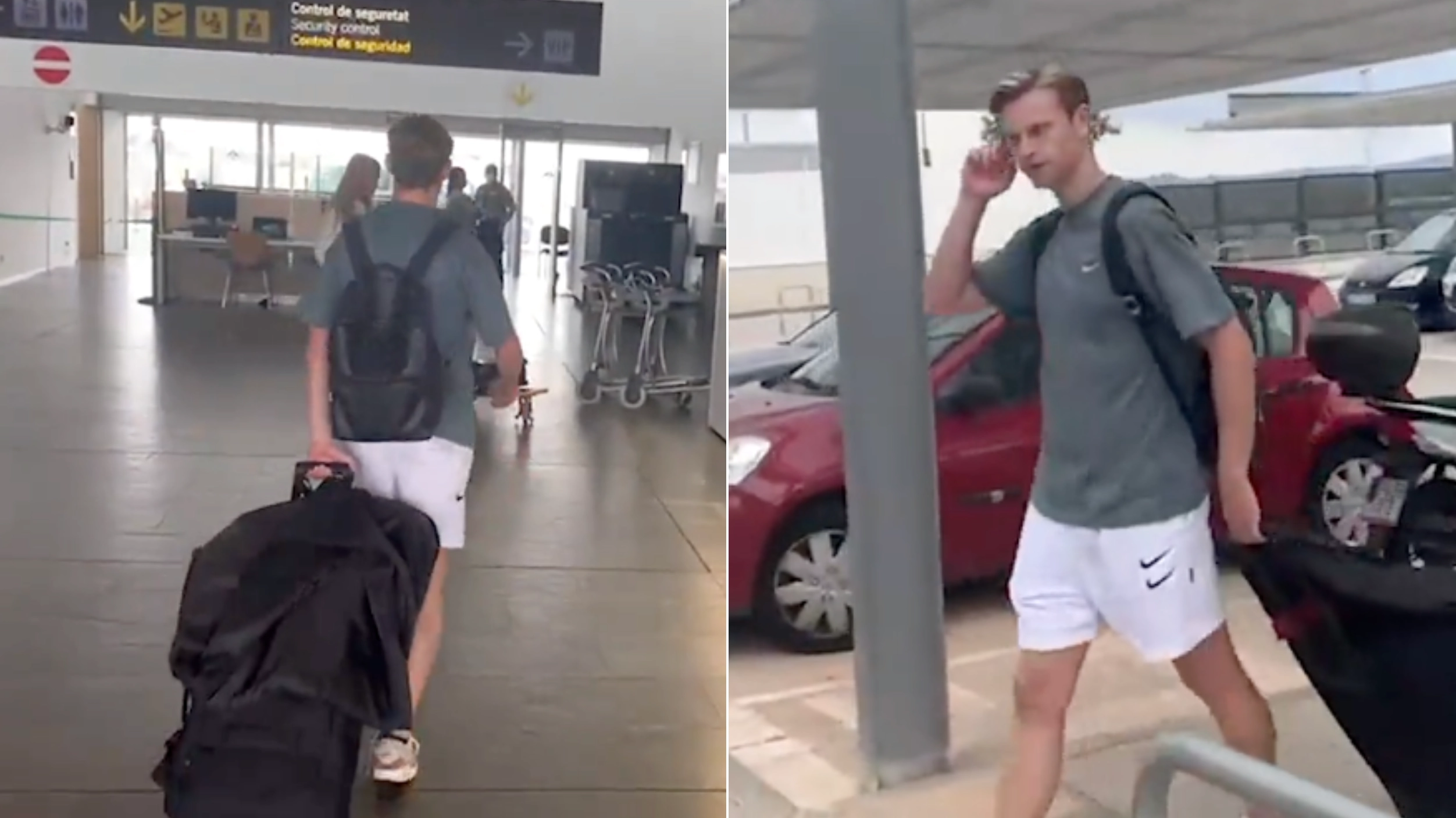 Frenkie de Jong caught taking flight to London ahead of transfer deadline day