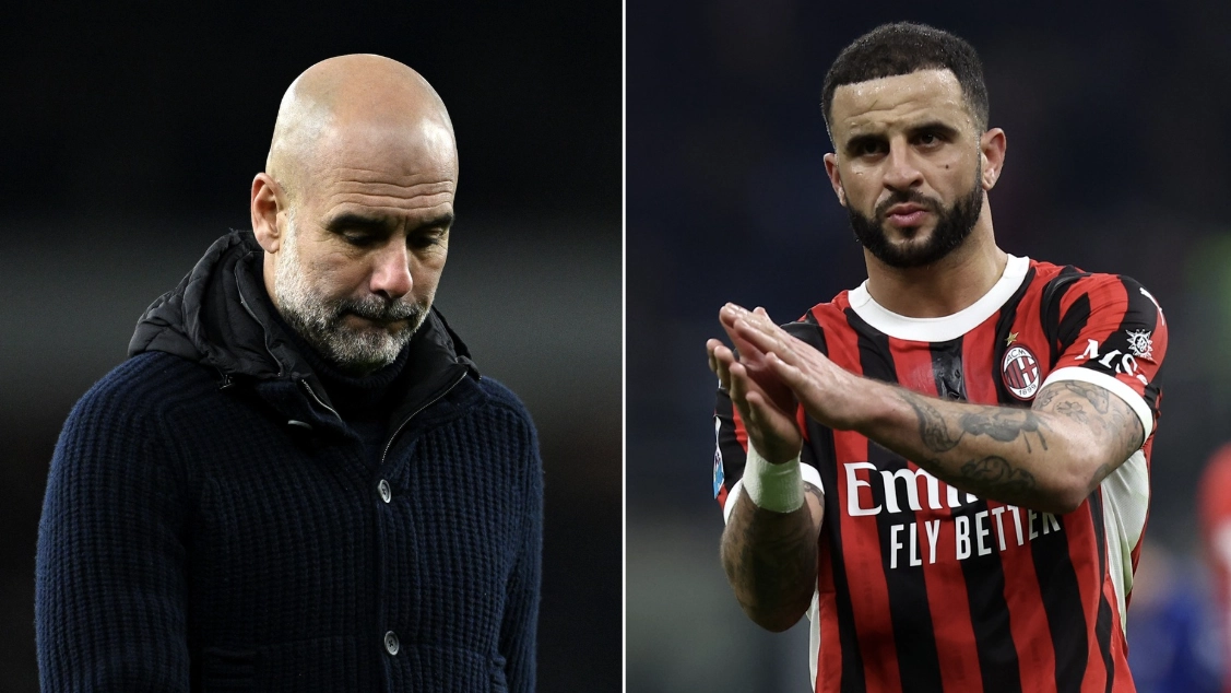 What Kyle Walker did that massively 'disappointed' Pep Guardiola before he was sent to AC Milan