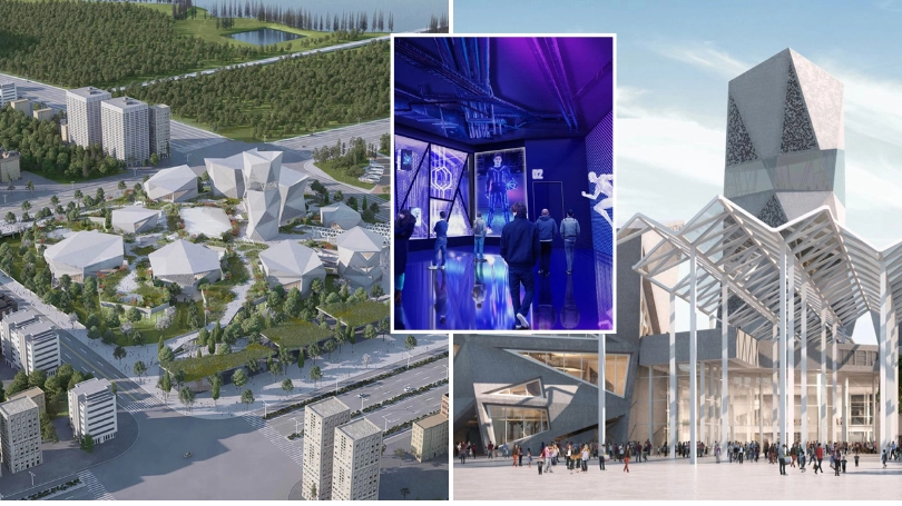 What happened to the Lionel Messi theme park in China that never opened?