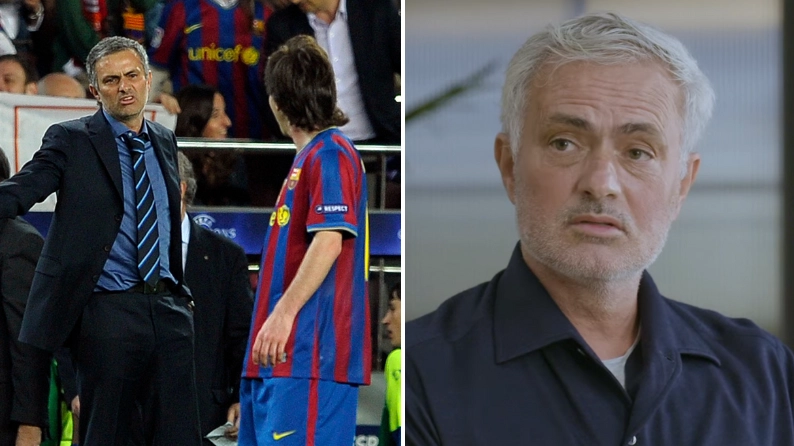 Jose Mourinho didn't hesitate when naming the best three footballers in history